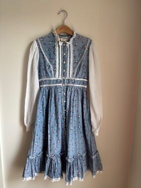 Rare Gunne Sax Vintage girls dress size 8 years old